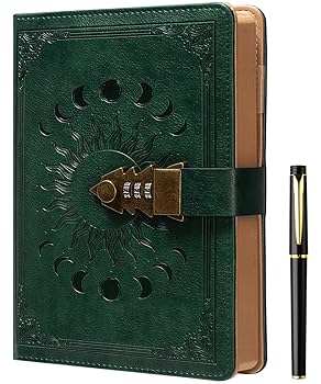 Amazon.com : ZXHQ Lock Journal with Pen, A5 240 Pages Diary